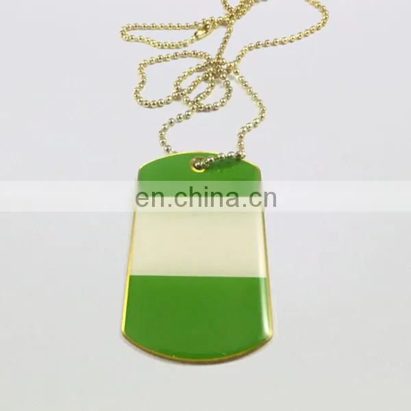 custom colorful stainless steel dog tag adilia with bar code