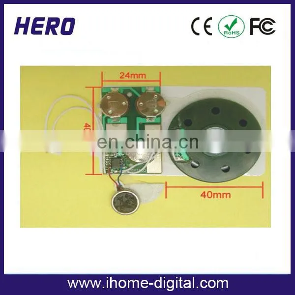 Voice module for gift box