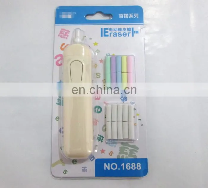 Electric Eraser, Battery Operated Eraser with 20 Colorful Eraser Refills for Pencil