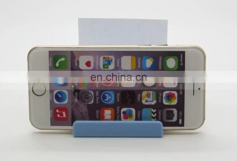 Colorful Mobile Phone Stents Sticky Note Box Removable Sticky Notes Box With Phone Stand