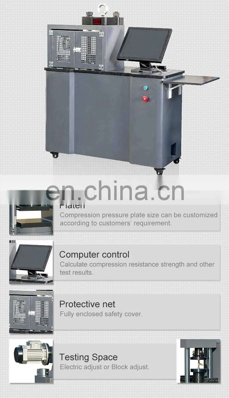 YAW-2000D Computer Control Electric Screw Concrete Compression Testing Machine