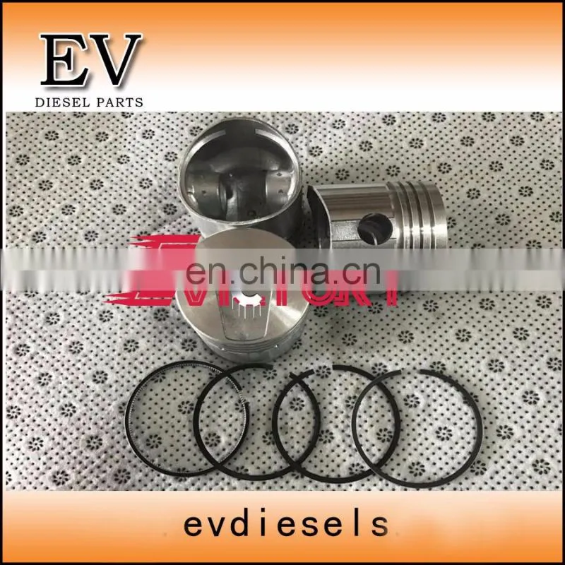 piston kit K3D engine piston and piston ring for Mitsubishi engine Tractor