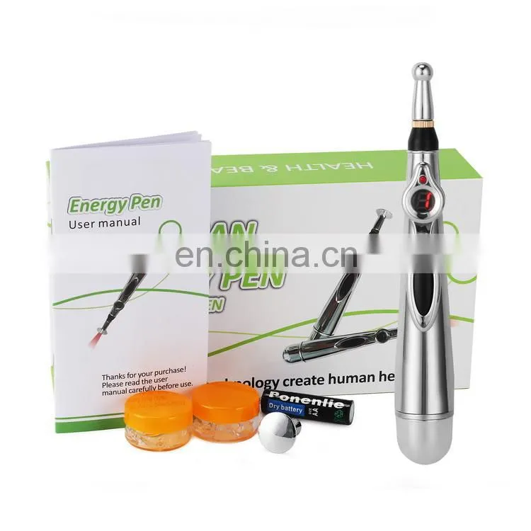 Portable Meridian Energy Health Care Body Massager Pen For Facial Skin Lifting