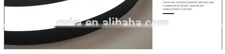 Creative Round Atmosphere LED Ceiling Light Modern Simple Living Room Lamps for Bedroom Study room
