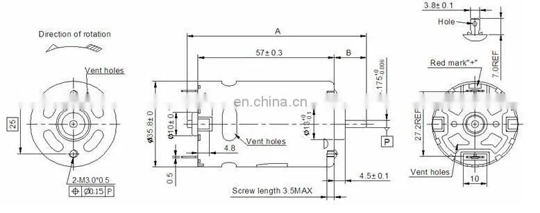 rs550sh small fruit juicer 28v dc motor 28volt dc motor 5v