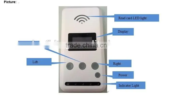 uhf rfid reader with bluetooth for warehouse inventory