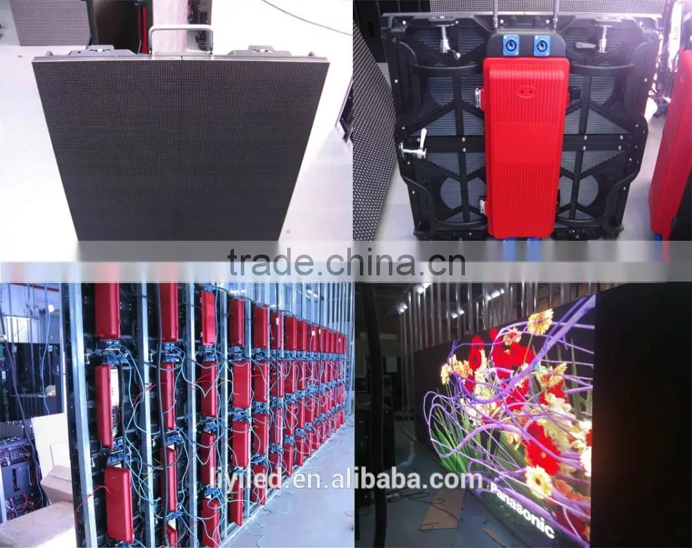 large view angle P4 indoor rental display cabinet/led video display