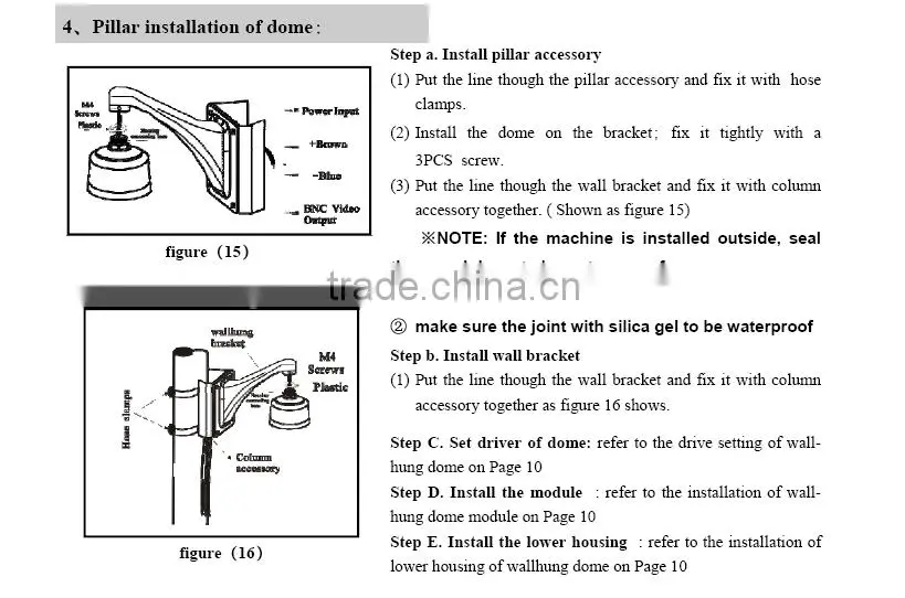 1/3" SONY Exview HAD CCD High speed dome IR camera(PTZ camera)