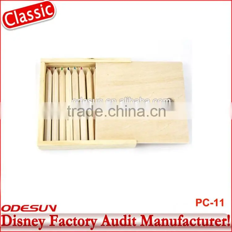 Disney Universal NBCU FAMA BSCI GSV Carrefour Factory Audit Manufacturer Wholesale Eco-friendly Wooden Pencil Box