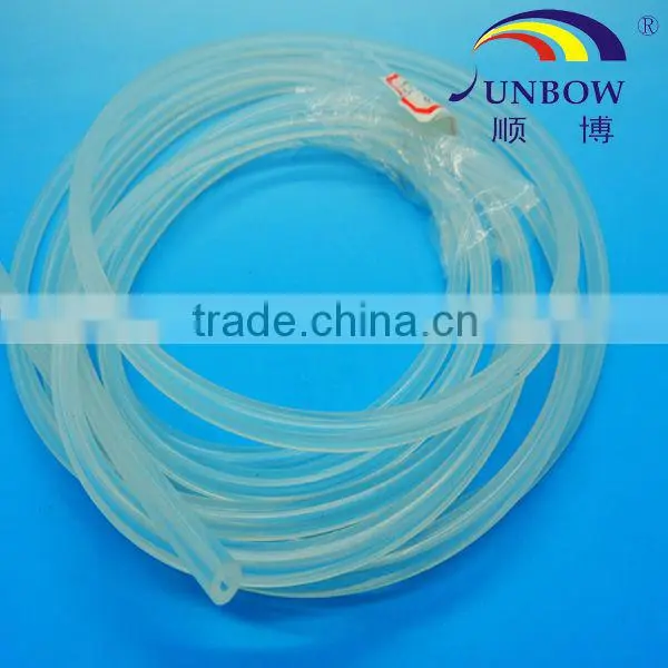 FDA approval ID 12* OD 14mm transparent Extruded silicone rubber tubings