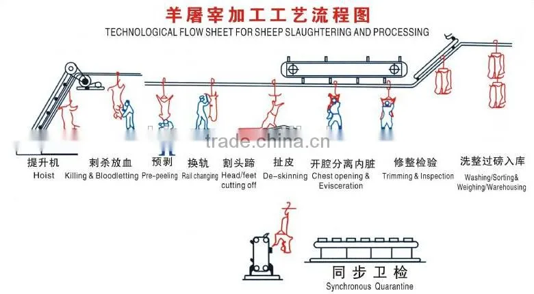 High efficient goat meat poultry processing equipment companies