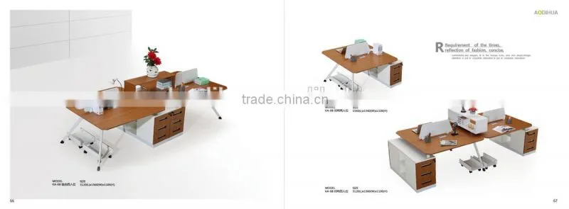 modular workstation/China 4 people office workstation office workstations modular/office cubicle workstation KA-08