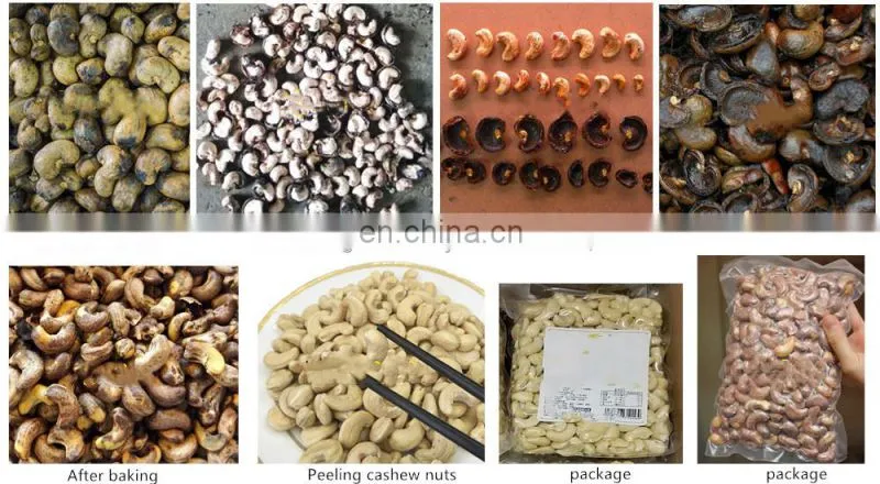 Automatic Chickpea cashew nut plant dehulling shelling processing machine