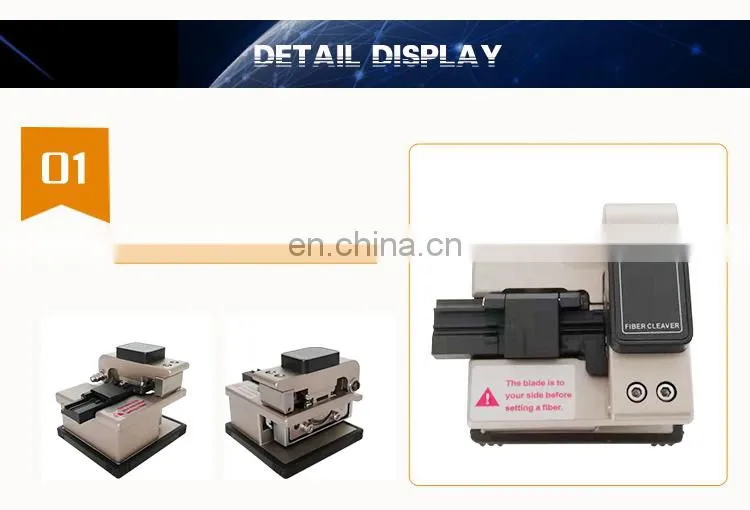 Hot Sale FTTH cutter Fiber Optic high precision automatic fiber cleaver