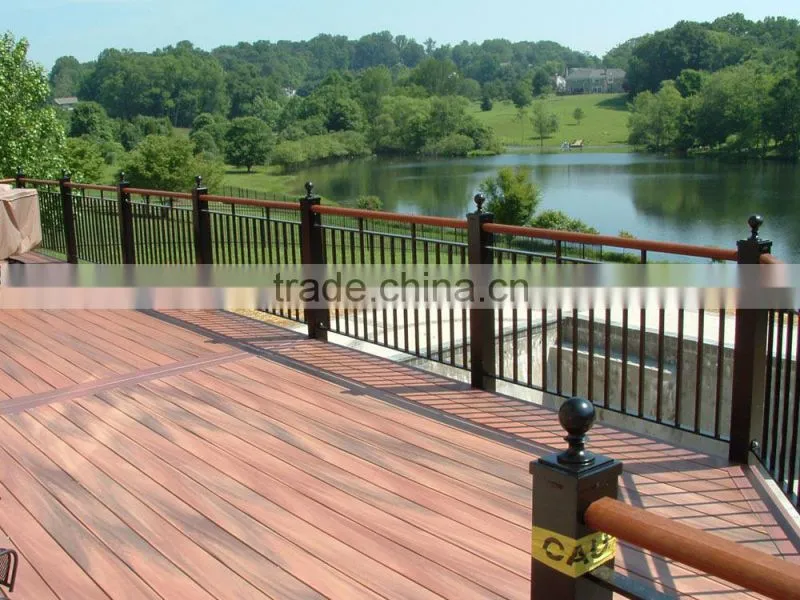 Aluminum Wood Color Railing