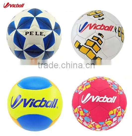 Custom Size 5# Smooth Surface Rubber Soccer Ball