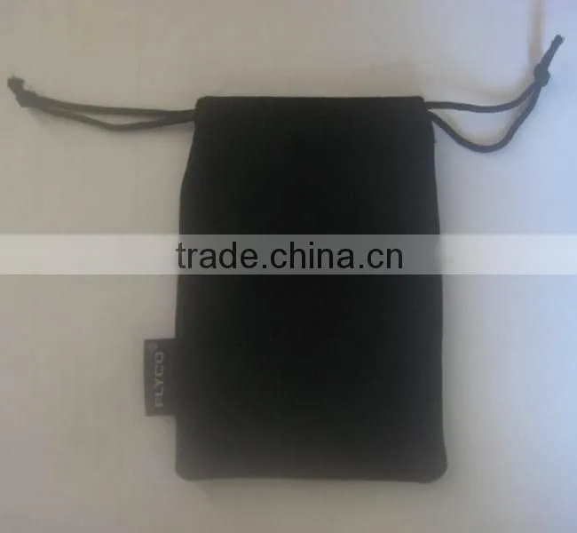 Checked velvet gift pouch/present bags/packing bag for presents wrapping