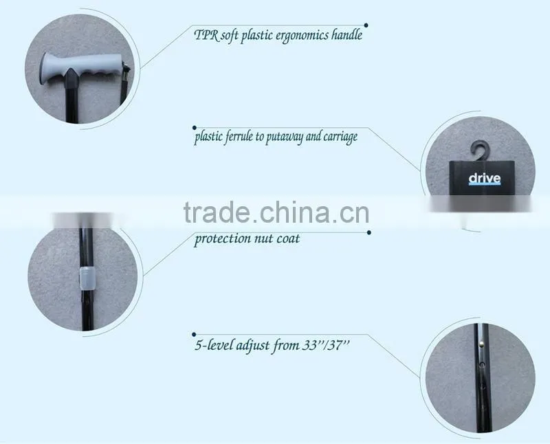 Foldable Walking Cane With Soft Grip