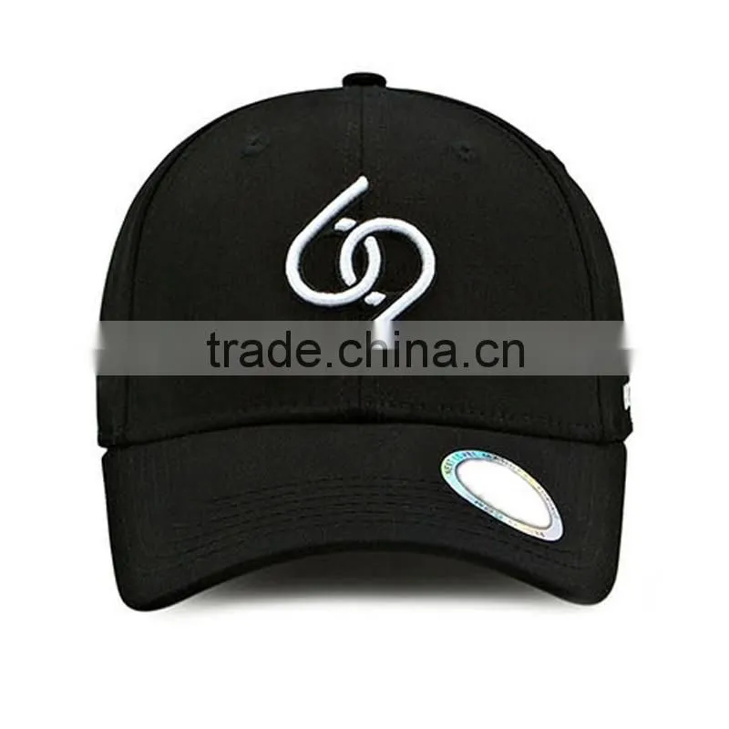 OEM Black Cotton Baseball Cap