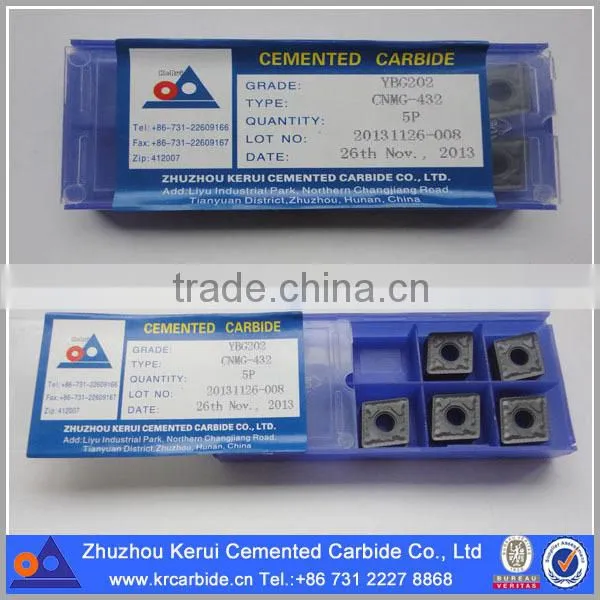 CVD coated carbide indexable insert for cutting tools
