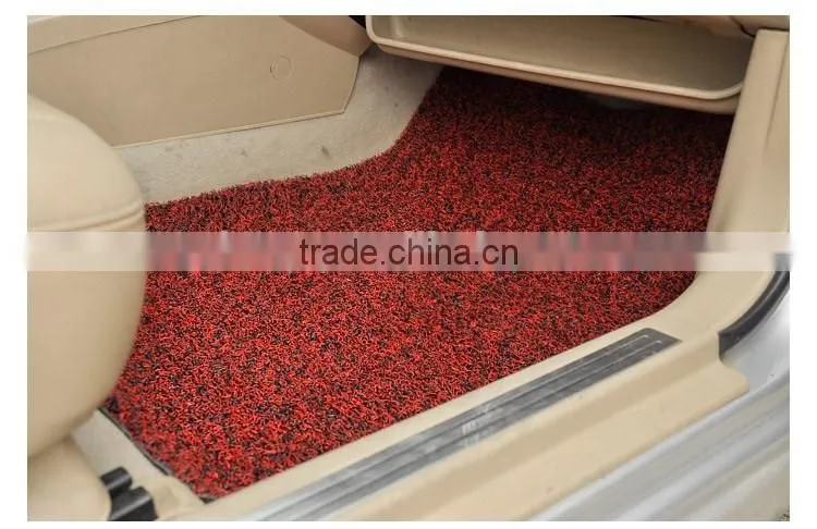 Anti-slip little foot printed pvc coil bath mat