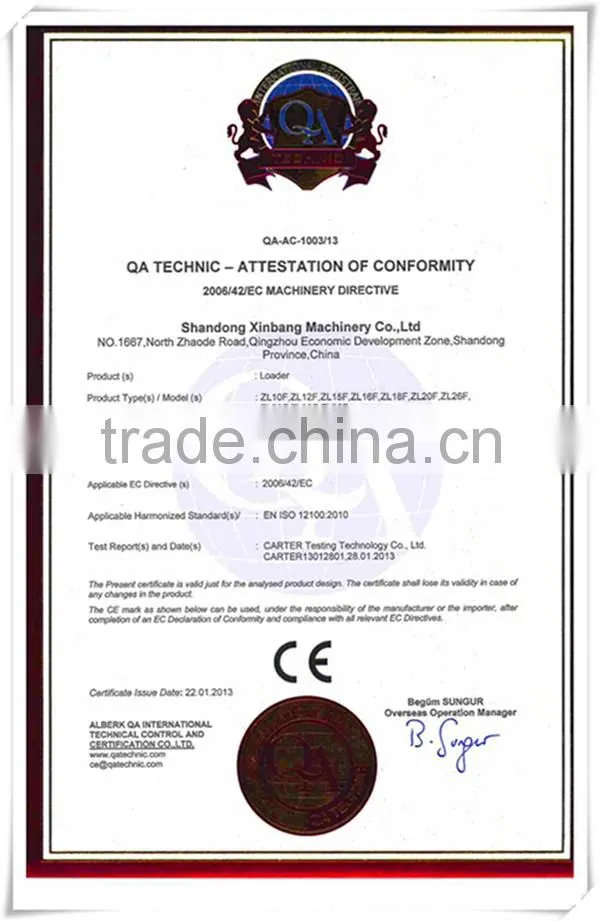 alibaba china express small payloader for sale