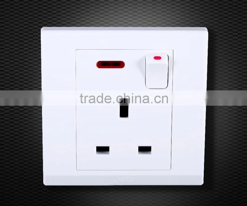 13a waterproof socket, socket switch, switch led