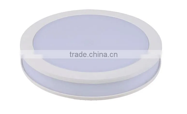 AVT high quality 12w 18w 24w round / square shape led light panel recessed mounted