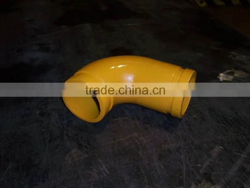 3 inch 90 degree grooved aluminum painted or polished pipe elbow for water truck pipe fittings
