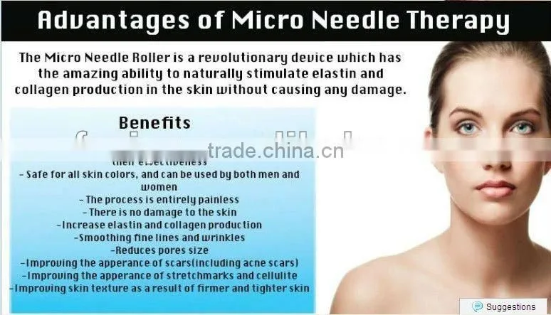 DR003 Hottest Collagen Injection 540 Needle Dermal Roller