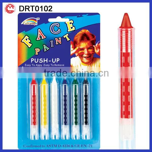 Non-toxic diy color flag face paint stick