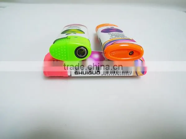 cigar wrap paper electronic butane refillable lighter with windproof