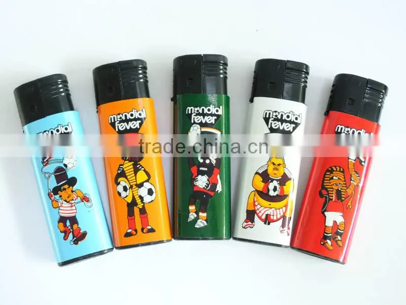wrap picture disposable plastic cigarette lighter electric piezo windproof lighter
