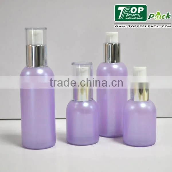 Round Clear Acrylic Cosmetic Jar with Aluminum Cap 50ml Manufacturer Made in China