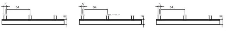 WL-501 C65LE Distribution tinned copper solid bus bar