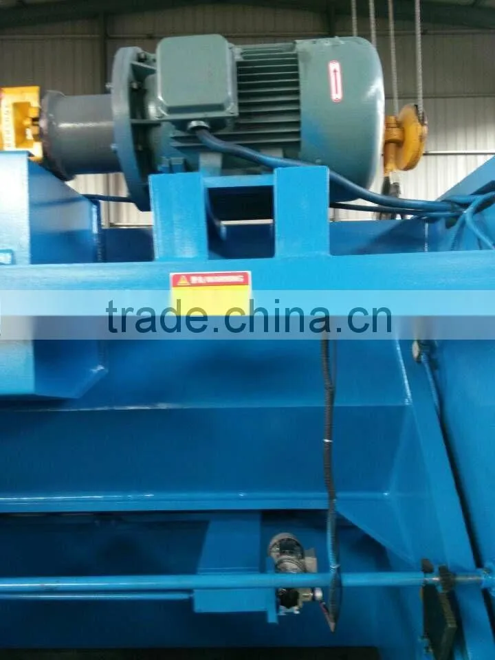 QC11Y cutting angle adjustable hydraulic shearing machine, CNC plate cutting machine