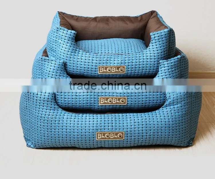 2016 fashion style luxury pet dog bed wholesale lipper pet bed