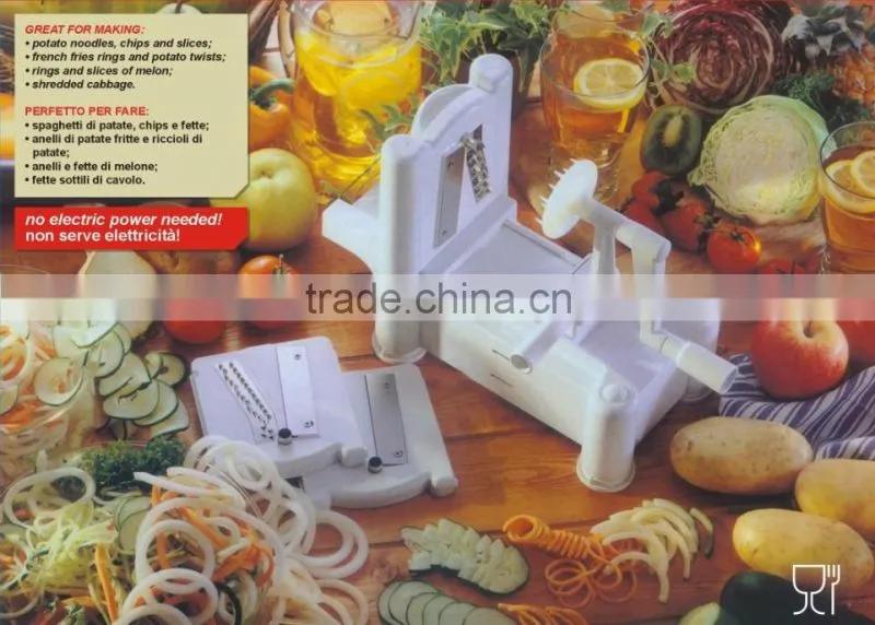 Plastic Turning Slicer/vegetable Spiral Slicer