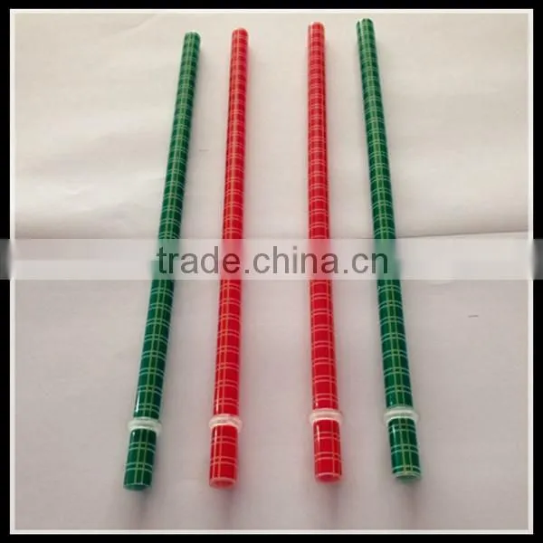 7mm Colorful hard plastic drinking straw
