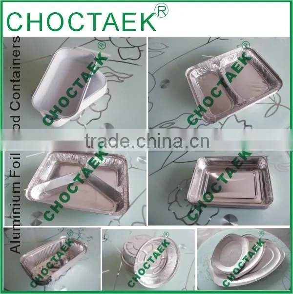 Complete aluminum foil container production line