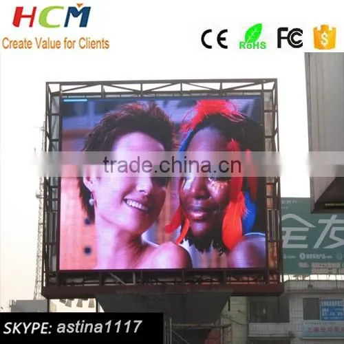 Big led p8 display p10 screen outdoor full color advertising led video wall price