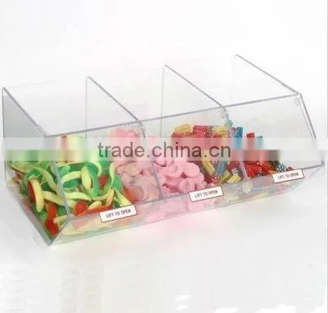 customize acrylic candy box for sale