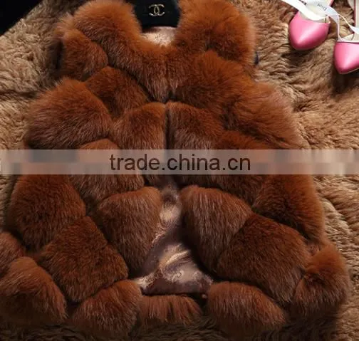 Hotsale Real Pink Fox Fur Vest,Fur Vest form China with Quality Pink Fox Pelt Plates