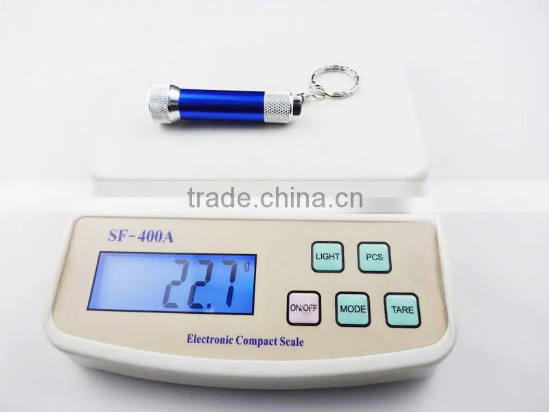aluminium led mini flashlight led torch keyring, chinese led flashlight keychain, cheap keychain led flashlight wholesale