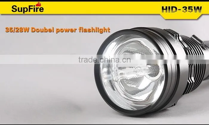 35W 4500lm HID High Bright Rechargeable HID torch light