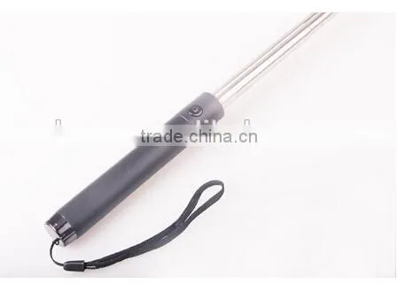 2015 newest wired selfie stick with foldable holder for camera monopod and smartphone
