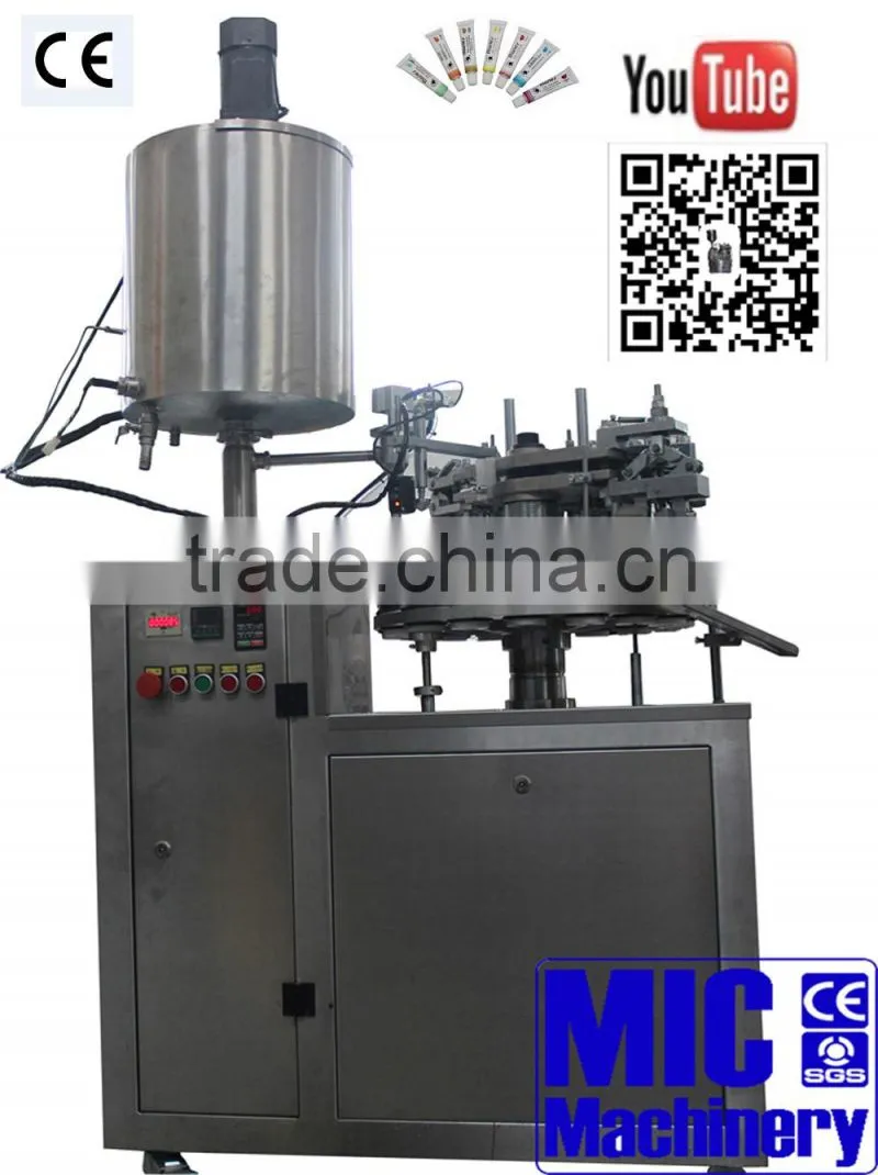 Micmachinery Tube Filler and sealer for toothpaste manual glue tube filler and sealer aluminium tube filling machine