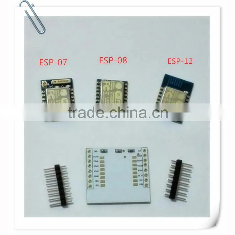 ESP8266 serial WIFI module connecting plate (applicable to ESP - 07, ESP - 08, ESP - 12)