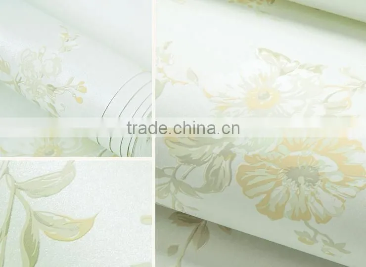 natural flower pattern wallpaper murals for church