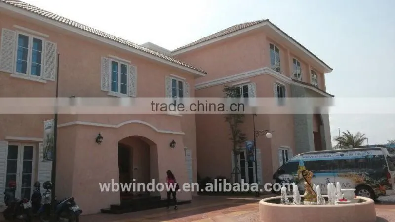 anti-dust PVC well-ventilated window